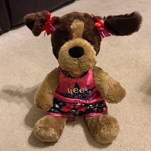 Build a Bear Brown Puppy Dog Tongue Out With Sleep Dream Love PJ Set 2013